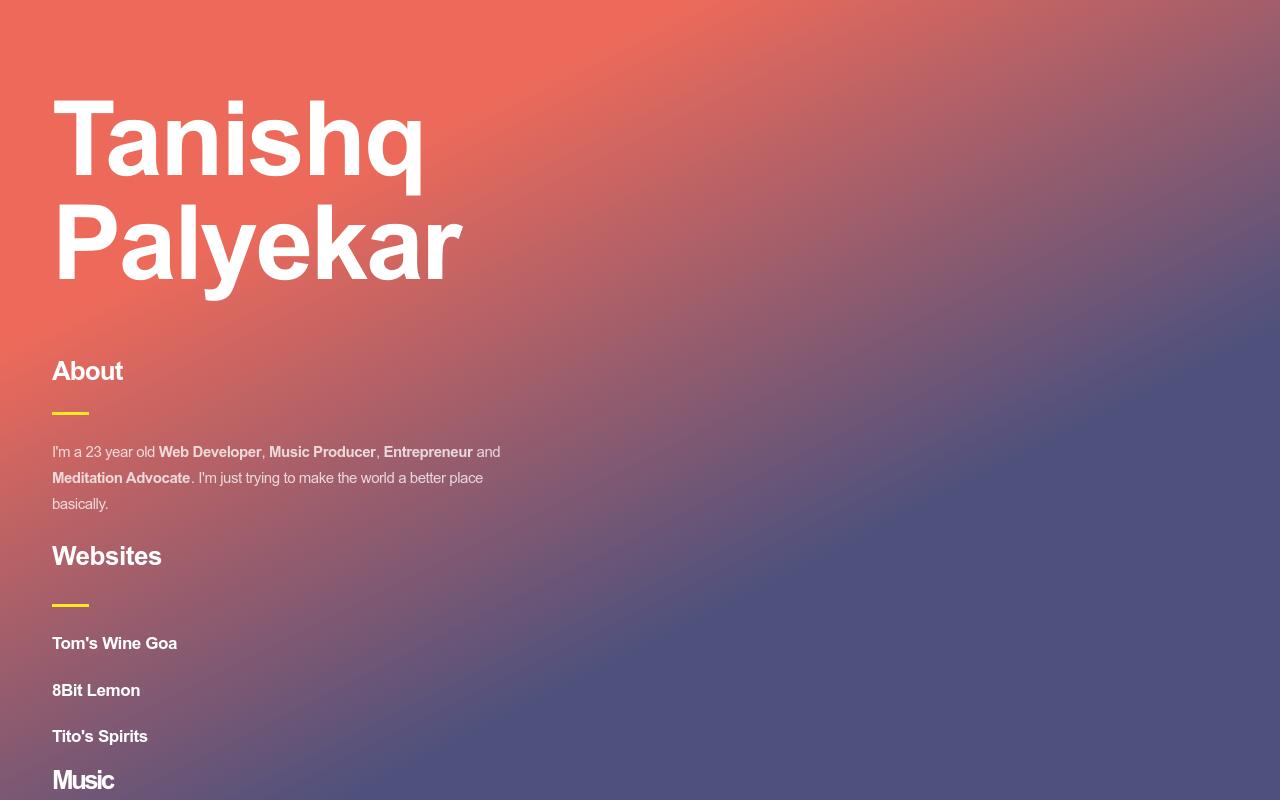 Carrd profile picture for @tanishq